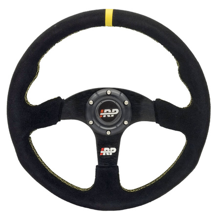 Volant Náboj volantu BMW 350mm plochý semišový sportovní IRP + volant IRP E46