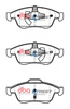 Přední brzdové destičky DBA Brake Pads Street Series Ceramic - DB2276SS DACIA Dokker Van Duster Lodgy NISSAN Juke 2nd Gen RENAULT Captur 1st Clio Mk5 Fluence Megane CC Mk3 Coupe Estate Sport Tour Hatch Scenic Zoe