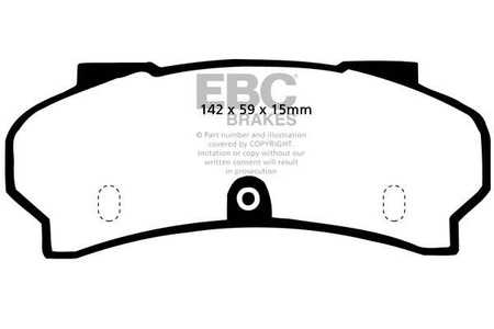 DP252 - Sada brzdových destiček Série ULTIMAX2 EBC Brakes