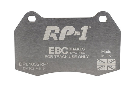 DP81032RP1 - Sada závodních brzdových destiček Série RP-1 Racing EBC Brakes