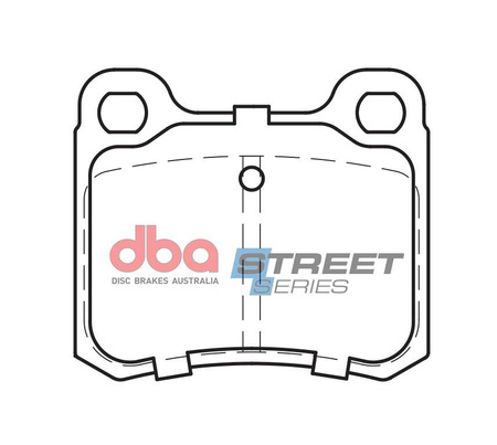 Zadní brzdové destičky DBA Brake Pads Street Series Ceramic - DB433SS MERCEDES-BENZ 190 W201 C-Class W202 C180 C200 C220 D C250 C280 E-Class W124 E200 E220 E250 Turbo E280 E300 4Matic W124 200 CE E 220 230 250 260 280 300