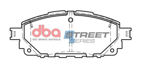 Přední DBA brzdové destičky Street Series Ceramic - DB2396SS