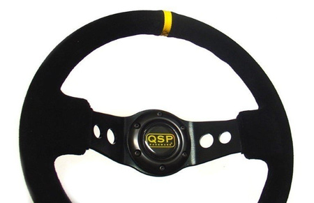 QSP 2paprsková semišová řídítka 330 mm / 65 mm