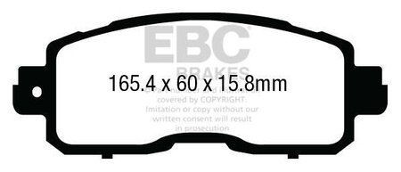 DPX3011 - Sada brzdových destiček Série ULTIMAX2 EBC Brakes