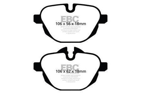 DPX2047 - Sada brzdových destiček Série ULTIMAX2 EBC Brakes