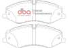 Přední brzdové destičky DBA Brake Pads Xtreme Performance Hawk HB684x.694 - DB2203XP LAND ROVER Defender 110 L663 90 Discovery 4 5 Range L322 L405 Sport L320 L494