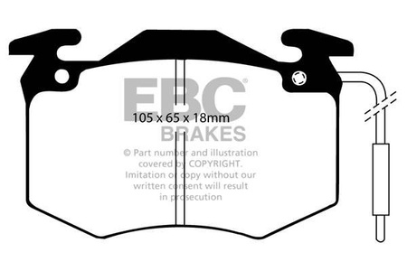 DP546 - Sada brzdových destiček Série ULTIMAX2 EBC Brakes