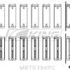 Obal hlavního ložiska King BMW M20, M50 2.0L, 2.5L, 2.7L - MB7039XPC