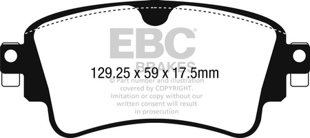 DP32254C - Sada brzdových destiček Série REDSTUFF EBC Brakes