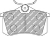 Zadní brzdová destička Ferodo Racing DS2500 FCP1491H AUDI A1 A2 A3 A4 A6 A8 S8 TT CITROEN C3 Picasso DS3 PEUGEOT 207 208 PORSCHE Panamera RENAULT Clio Megane Scenic SEAT EXEO Ibiza Leon SKODA Fabia Octavia Superb VOLKSWAGEN BORA Golf PASSAT Polo SCIROCCO,