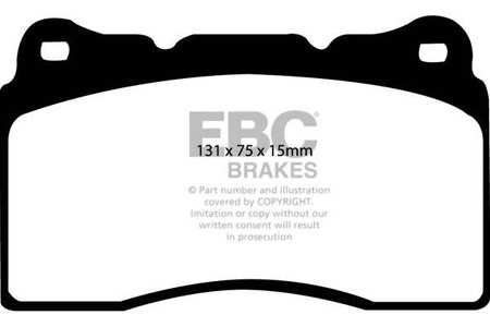 DP1210 - Sada brzdových destiček Série ULTIMAX2 EBC Brakes