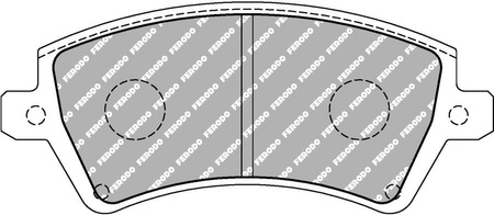 Přední brzdová destička Ferodo Racing DS2500 FCP1573H TOYOTA Corolla,