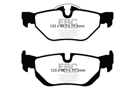 DP32069C - Sada brzdových destiček Série REDSTUFF EBC Brakes