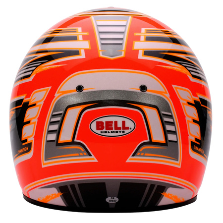 Oranžová motokárová Helma Bell KC7-CMR Champion