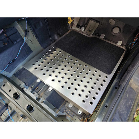 Podłoga ze stali nierdzewnej BMW E46