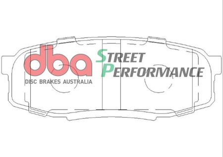 Zadní brzdové destičky DBA Brake Pads Street Performance Hawk HB590x.682 - DB1857SP LEXUS LX450 LX570 TOYOTA Landcruiser 200 series Sequoia