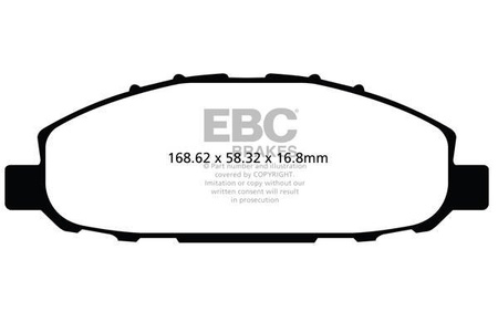 DPX2116 - Sada brzdových destiček Série ULTIMAX2 EBC Brakes