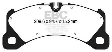 DP52203NDX - Sada brzdových destiček Série BLUESTUFF NDX EBC Brakes