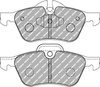 Přední brzdová destička Ferodo Racing DS2500 FCP1499H MINI R50 R50,R53 R52 R53 