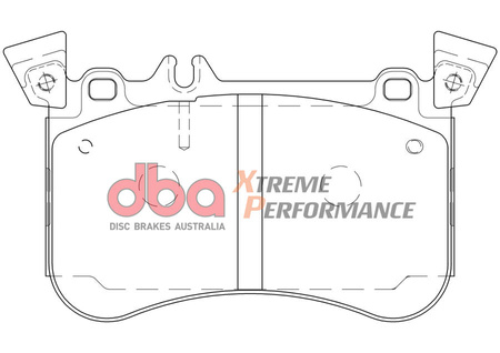 Přední brzdové destičky DBA Brake Pads Xtreme Performance Hawk HB795x.618 - DB9031XP MERCEDES-BENZ A-Class W176 A45 AMG CLA Shooting Brake X117 CLA45 CLA-Class C117 GLA-Class X156 GLA45