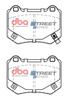 Zadní brzdové destičky DBA Brake Pads Street Series Ceramic - DB15007SS SUBARU WRX STi