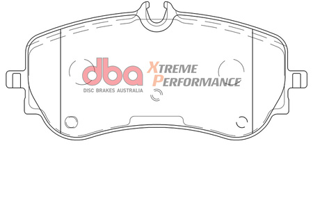 Zadní brzdové destičky DBA Brake Pads Xtreme Performance ECE R90 certified - DB15002XP MAN TGE VOLKSWAGEN Amarok Crafter CR30 CR35
