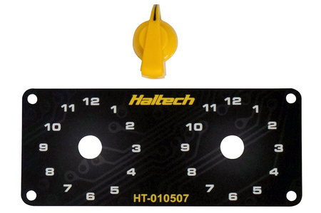 Pouze dvojitý spínací panel Haltech - obsahuje žlutý knoflík - HT-010507