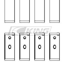 Obal ložiska ojnice King OPEL 1.8 / 2.0 X18/20XE - CR4017XPC STDX
