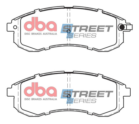 Přední brzdové destičky DBA Brake Pads Street Series Ceramic - DB1738SS MITSUBISHI L 200 96-06