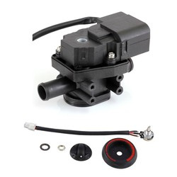 Knoflík a elektrický ventil pro nastavení průtoku vody