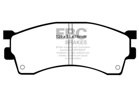 DP1236 - Sada brzdových destiček Série ULTIMAX2 EBC Brakes