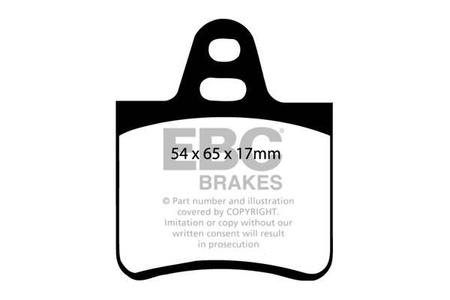 DP350 - Sada brzdových destiček Série ULTIMAX2 EBC Brakes