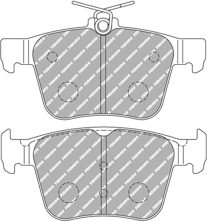 Zadní brzdová destička Ferodo Racing DS2500 FCP4697H AUDI A3 TT FV3 Roadster FV9 SKODA SUPERB VOLKSWAGEN ARTEON GOLF VII PASSAT TIGUAN,