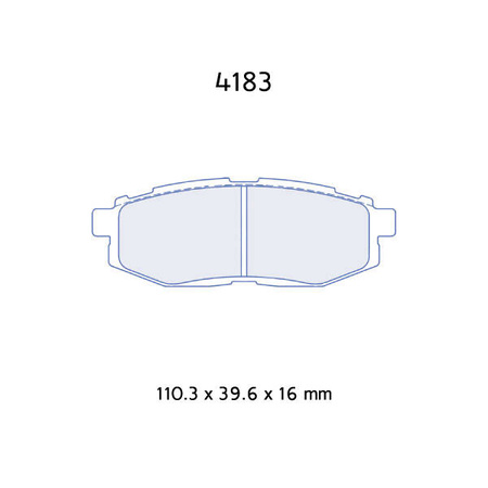 Brzdové destičky Carbone Lorraine RC6 - Subaru BRZ (12-)