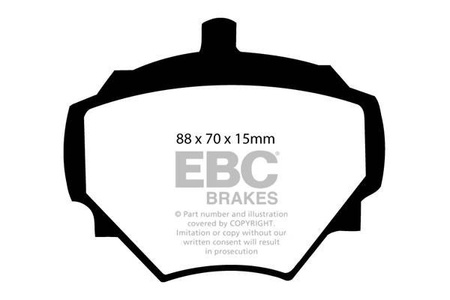 DP182 - Sada brzdových destiček Série ULTIMAX2 EBC Brakes