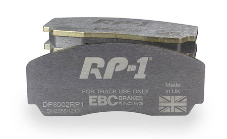 DP8002RP1 - Sada závodních brzdových destiček Série RP-1 Racing EBC Brakes