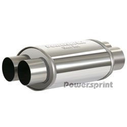 Uniwersalny tłumik owalny Powersprint Short Box