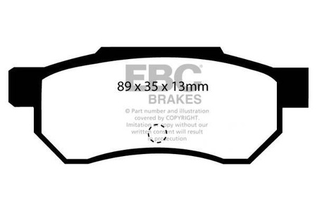 DP642 - Sada brzdových destiček Série ULTIMAX2 EBC Brakes