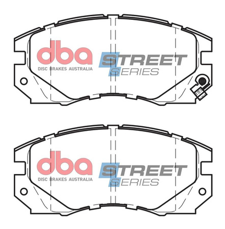 Přední brzdové destičky DBA Brake Pads Street Series Ceramic - DB1219SS SUBARU Impreza Legacy BC3 BC5 BC7 BD5 BD7 BF3 BF5 BF7 BG5 BG7