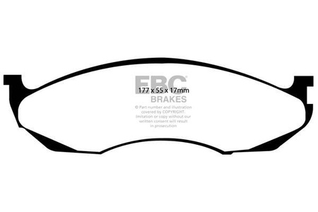 DP41022R - Sada brzdových destiček Série YELLOWSTUFF EBC Brakes