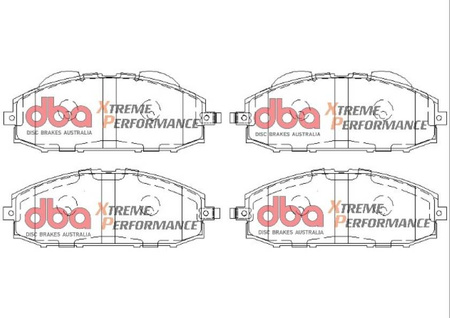 Přední brzdové destičky DBA Brake Pads Street Performance ECE R90 certified - DB1361SP NISSAN Patrol Y61