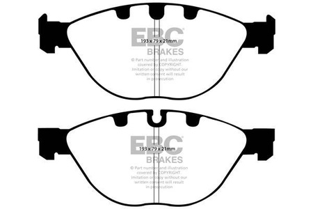 DP1482 - Sada brzdových destiček Série ULTIMAX2 EBC Brakes