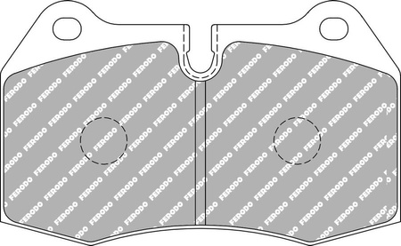 Přední brzdová destička Ferodo Racing DSUNO FCP1561Z HONDA Integra DC5 MINI R50,R53 R55 R56 R57 CLUBVAN Convertible Coupe R58 Roadster R59 NISSAN 350Z