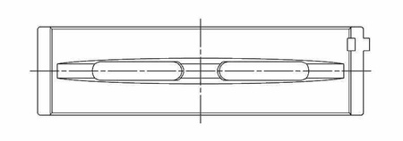 Plášť hlavního ložiska ACL VAG 2.0L TFSI (EA888 Gen 3)  0.25mm
