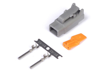 Haltech Zástrčka a kolíky pouze samec Deutsch DTM-2 Conn (7,5 A) - HT-031000