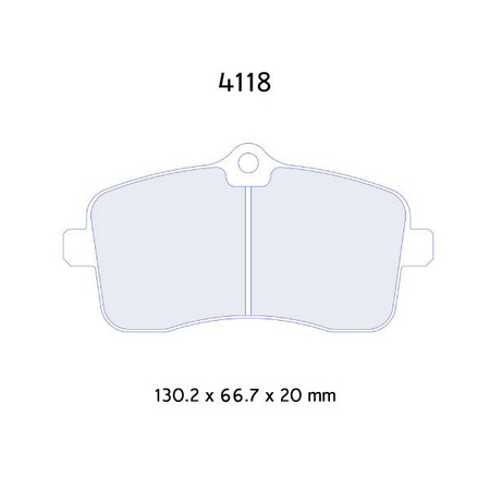 Brzdové destičky Carbone Lorraine RC6 - Mini John Cooper Works (-08)