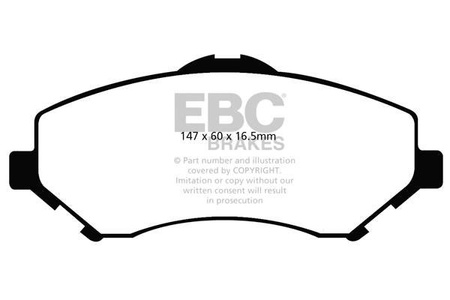 DP41798R - Sada brzdových destiček Série YELLOWSTUFF EBC Brakes