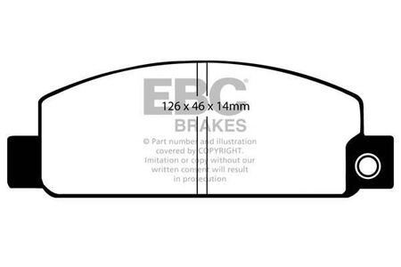 DP318 - Sada brzdových destiček Série ULTIMAX2 EBC Brakes