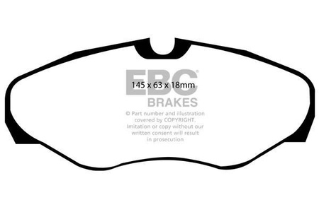 DP1461 - Sada brzdových destiček Série ULTIMAX2 EBC Brakes