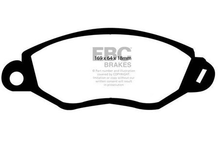 DP1367 - Sada brzdových destiček Série ULTIMAX2 EBC Brakes